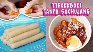 MEMBUAT TTEOKBOKKI TANPA GOCHUJANG  DENGAN BERAS MENTIK SUSU [upl. by Rosenkrantz503]