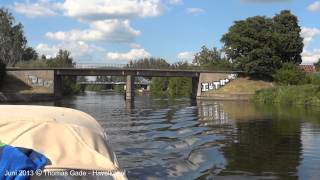 Von Hennigsdorf nach Paretz auf dem Havelkanal Wustermark hat einen Hafen [upl. by Schroder]