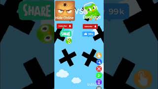 Hide Online VS Duolingo Simple Marble Race [upl. by Ubald865]