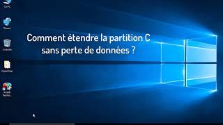 Augmenter la taille du disque C sous Windows 10 [upl. by Fahland]