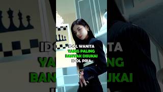 IDOL KPOP WANITA YANG PALING BANYAK DISUKAI IDOL KPOP PRIA shorts kpop [upl. by Byrle]