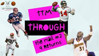 Through the Mail Autograph Returns  4 Returns Including NFL 2Time Pro and Super Bowl Champion QB [upl. by Esdnyl]