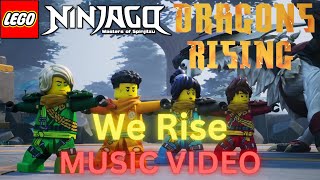 LEGO NINJAGO Dragons Rising Season 2  We Rise  Fan Made Music Video [upl. by Gaw99]