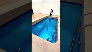 Amazing swimming pool 😍 mini wood toywoodworkingart skill  hand craft ytshorts facts [upl. by Hsuk]