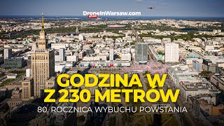 Godzina W  Warszawa 1082024  rondo Dmowskiego [upl. by Aifoz]