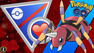 Ariados is INSANE Love Cup Team for Pokémon GO Battle League [upl. by Odnumyer362]