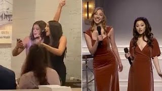 Bridesmaids Claim Espresso Parody Before Ariana Grandes SNL Sketch [upl. by Winnah]