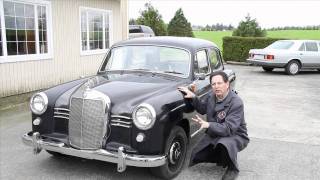 1959 Mercedes 180D Diesel Sedan Part 1 73000 Miles Rare Find with Kent Bergsma [upl. by Llerraf]