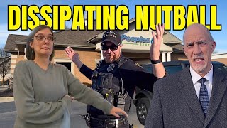 WHO’S THE DISSIPATING NUTBALL NOW KAREN  First Amendment Audit Lancaster OH Part 1 [upl. by Norrab]