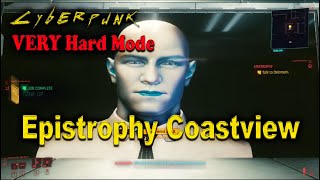 Cyberpunk 2077 VERY HARD Side Jobs Delamain Epistrophy Coastview Silent Stealth guide walkthrough [upl. by Ominoreg]