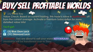 TRICK TO DOUBLE BGLS BUYSELL RARE WORLD  Easy Trading   GrowTopia [upl. by Jb361]