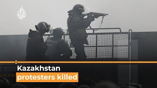 Kazakhstan ‘Protesters and police killed’ as unrest grows [upl. by Ablasor]