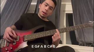 Halinat SamaSama  Musikatha Bass Tutorial [upl. by Rebliw179]