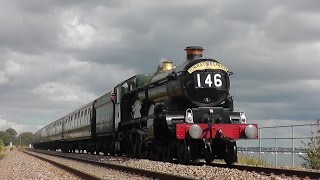 GWR 5029 Nunney Castle hammers Devon 030814 [upl. by Teryn]