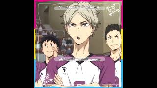 Half Broken Japanese  SemiShira edit post   Semi x Shirabu haikyuu anime haikyuuedit gay [upl. by Asenad223]