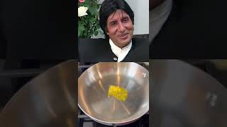 Amitabh Bachchan loves vegetarian food 🥘 shorts food amithabbachan viralvideos [upl. by Darnall]