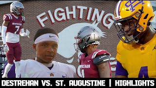 Destrehan vs St Augustine HIGHLIGHTS  Top Louisiana Teams Clash in Preseason Scrimmage 🏈🔥 [upl. by Susann198]