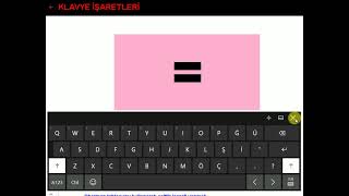 Eşittir    İşareti Klavyede Nasıl Yapılır How to Make the Equal    Sign on the Keyboard [upl. by Nhor923]