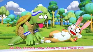 The Tortoise and the Hare Song PART 2 Funny Laughing Faces and Facial Expressions [upl. by Mahda]