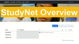 StudyNet Overview [upl. by Reve600]