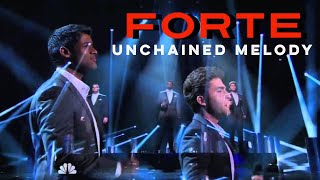 Forte Tenors  Unchained Melody amp TenorJoshPage Story  Americas Got Talent  Radio City [upl. by Lenad]