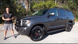 Is it NOW or NEVER to buy a 2022 Toyota Sequoia TRD Pro V8 [upl. by Vatsug]