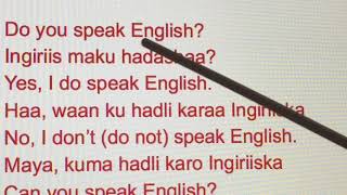 LEARN BASIC ENGLISH I BARO SIDA AAD QOFKA ULA HADLI LAYED3 [upl. by Veronike]