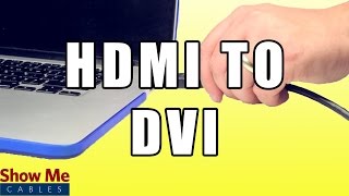 HDMI to DVI Cable  Quickly Connect From Your Computer to Your TV 40420001 [upl. by Mabel]