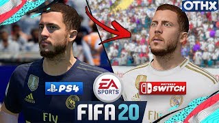 FIFA 20  PS4 vs Nintendo Switch Ultimate Gameplay and Graphics Comparison Faces Skills Onnethox [upl. by Pentheas254]