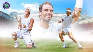 The Very Best of Rafael Nadal  Best Points at Wimbledon [upl. by Anha]