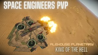 SPACE ENGINEERS PVP  Huge battle on Alehouse Planetary PVP [upl. by Arretak]