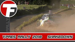 Ypres Rally 2018  Shakedown  Crash amp Mistakes [upl. by Weylin]