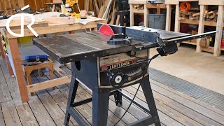 How to make a DIY Table Saw Stand  Cart with Storage Dust Collection Folding Outfeed amp Wheels [upl. by Beker362]