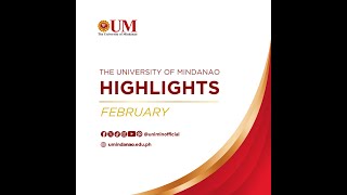 University of Mindanao January 2024 Highlights [upl. by Haswell]