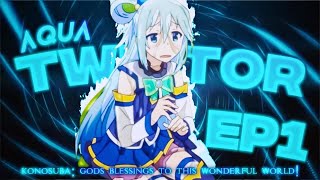 Konosuba Aqua Twixtor S1EP 1 [upl. by Mechling]