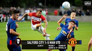 Salford City 15 Manchester United Reserves  1617 Preseason match [upl. by Anihta]