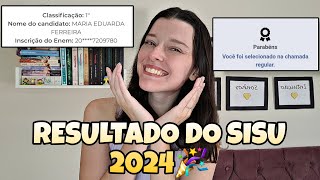 SAIU O RESULTADO DO SISU 2024 l Resultado do Sisu [upl. by Yrffej]