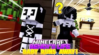 BENDYS LIFE 11BENDYS BABY DESTROYS THE HOUSE AND RUNS AWAY Baby Leah Minecraft Adventures [upl. by Fachan]