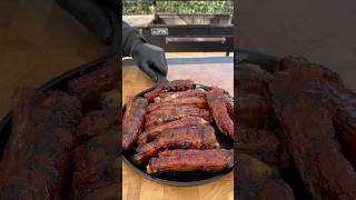 Grilled bbq glazed ribs [upl. by Eilahs983]