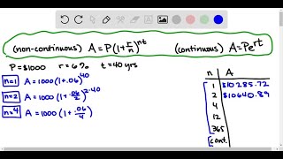 In Exercises 59  62 complete the table to determine the balance A for P dollars invested at rate … [upl. by Gomer]