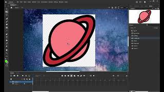 شرح صاروخ في الفضاء  Adobe Animate 2024 [upl. by Peria302]