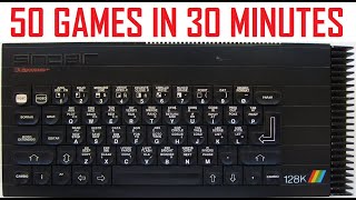 50 Sinclair ZX Spectrum 128K Games In Under 30 Minutes [upl. by Maible467]