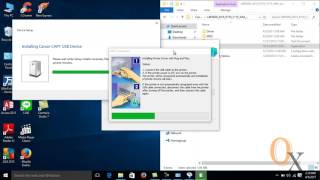 Canon LBP6000 การติดตั้ง Driver win10 64bit [upl. by Calan]