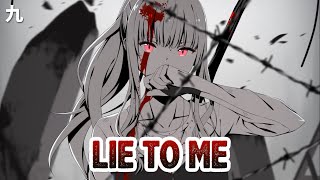 Nightcore  Lie To Me  Lyrics [upl. by Renner346]