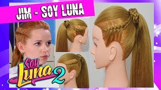 Peinado Jim de Soy Luna 💗 Peinados con Coletas con Trenzas Faciles y Rapidos [upl. by Yelserp]