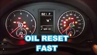 2010 VW JETTA OIL LIFE RESET IN 30 SECONDS wrench [upl. by Ayalat418]