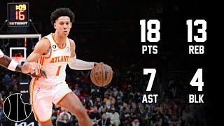 Jalen Johnson Highlights  Hawks vs Wizards  15th Nov 2024 [upl. by Erdnaed]