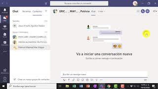 CHAT Y CHAT GRUPAL en TEAMS [upl. by Aiepoissac]