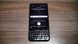 BlackBerry KEYone incoming call [upl. by Noelle]