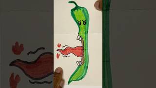 Drawing activities 🌶️ art drawing artandcraft easydrawing funactivities shorts youtubeshorts [upl. by Old]